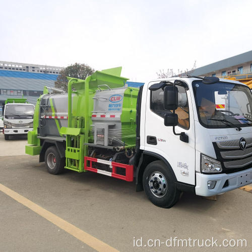 Truk pengumpul sampah truk sampah dapur